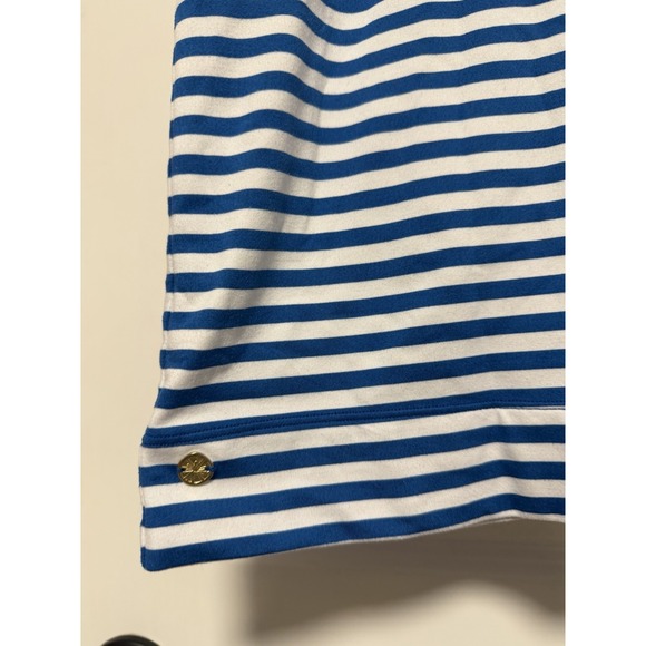 Lilly Pulitzer, Dune UPF 50+ Short Sleeve Dress, Barton Blue St. Tropez, Large - Picture 4 of 9